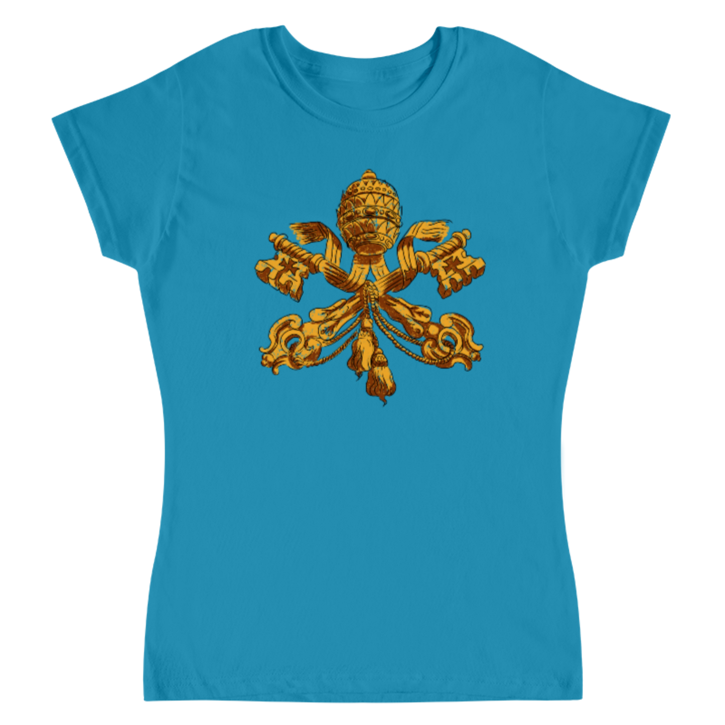 Playera de dama cuello redondo - Vaticano