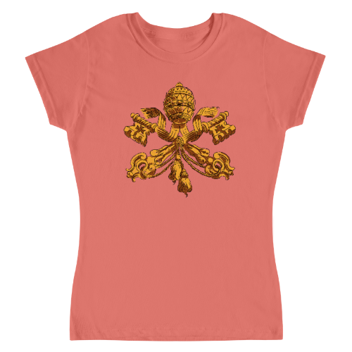 Playera de dama cuello redondo - Vaticano