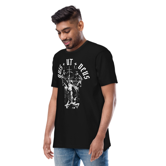 Playera de San Miguel para hombre - Quis ut Deus