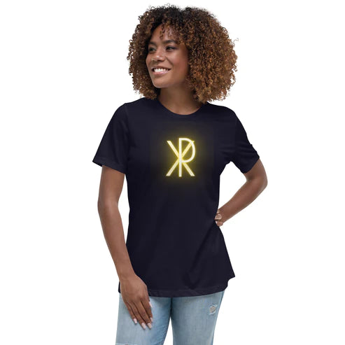 Playera cuello redondo para mujer - Cruz de San Pedro